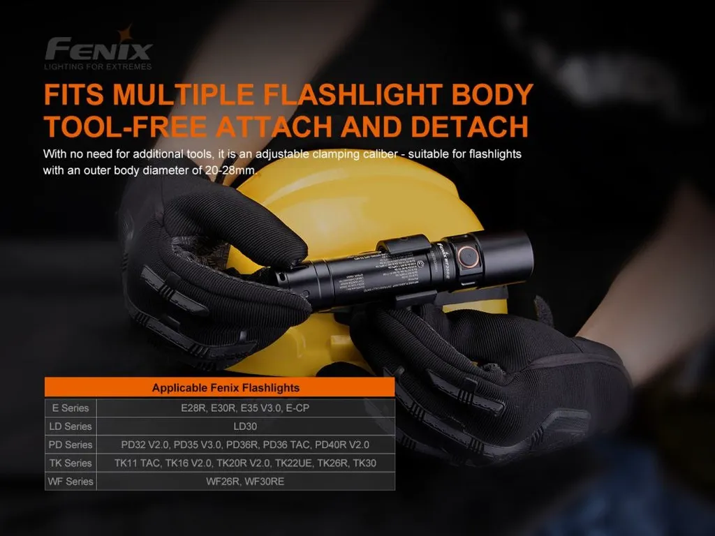 Fenix ALD-05 Universal Helmet Flashlight Holder - view 3