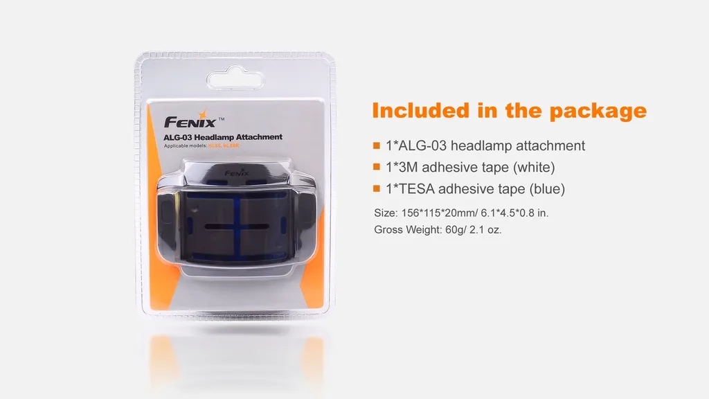 Fenix ALG-03 Headlamp Helmet Mount - view 4