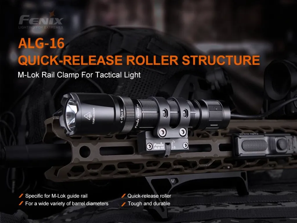 FenixALG-16 Tactical Flashlight Multi Rail Mount System