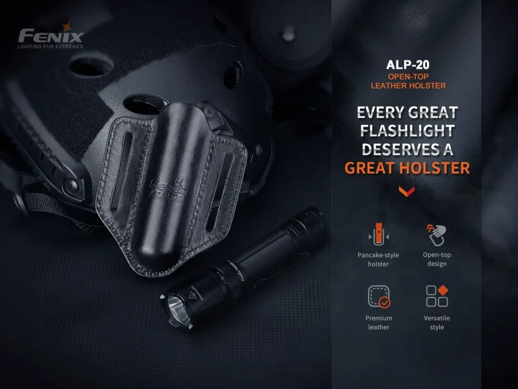 Fenix ALP-20 Open-Top Leather Holster