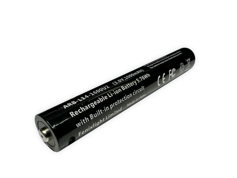 Fenix ARB-L14-1600U2 1600mAh Li-ion USB Rechargeable Battery cutout