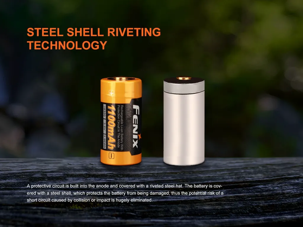 Fenix ARB-L18-1100 Rechargeable 18350 Li-Ion Battery - view 5
