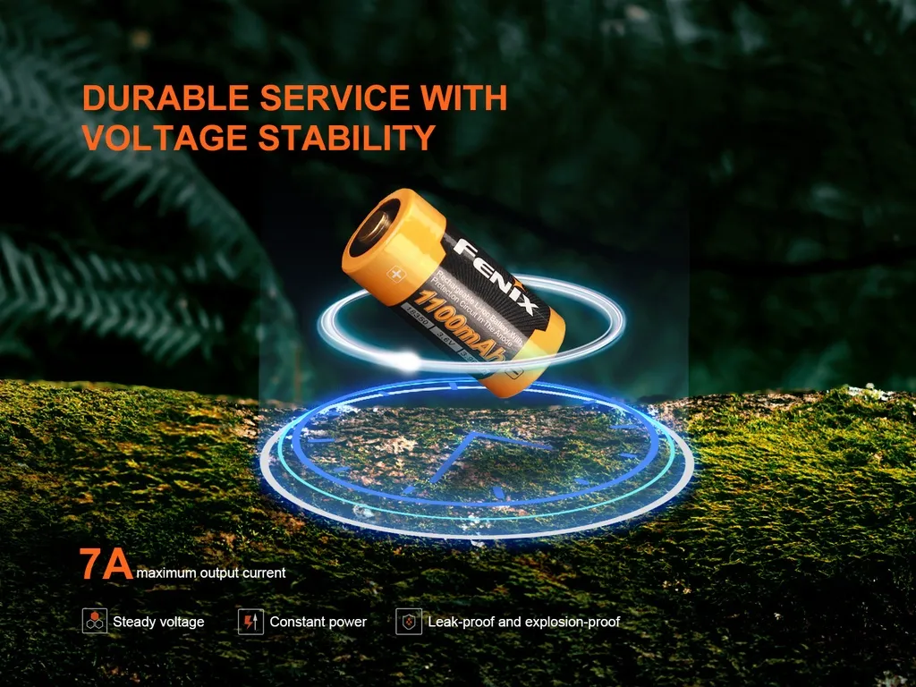 Fenix ARB-L18-1100 Rechargeable 18350 Li-Ion Battery - view 2