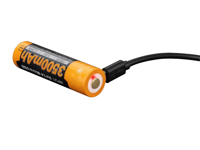 Fenix ARB-L18-3500U 18650 Li-ion USB Rechargeable Battery cutout