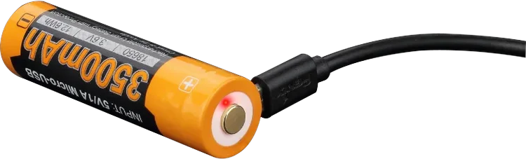 Fenix ARB-L18-3500U 18650 Li-ion USB Rechargeable Battery — detail view 3