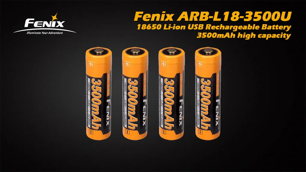 FenixARB-L18-3500U 18650 Li-ion USB Rechargeable Battery