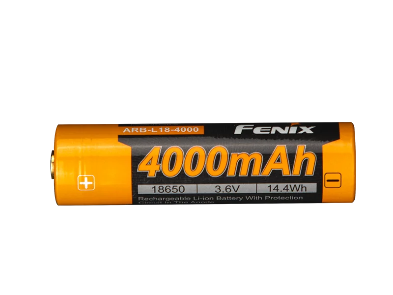 Fenix ARB-L18-4000 18650 Li-ion Rechargeable Battery cutout