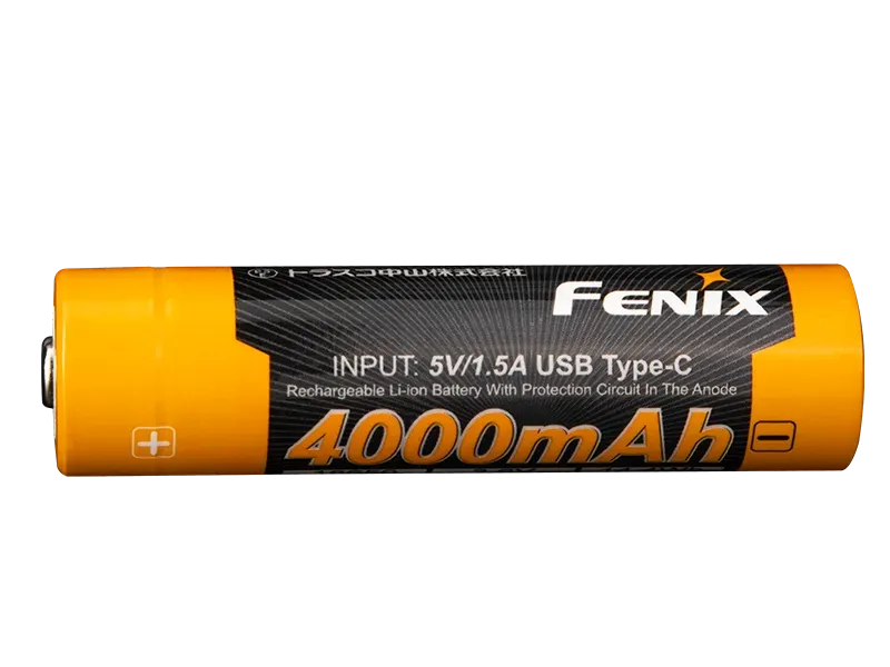 Fenix ARB-L18-4000U 18650 Li-ion USB-C Rechargeable Battery cutout