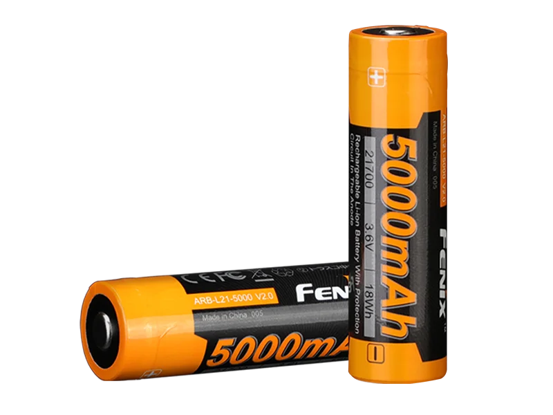 Fenix ARB-L21-5000 V2.0 21700 Li-ion Rechargeable Battery cutout