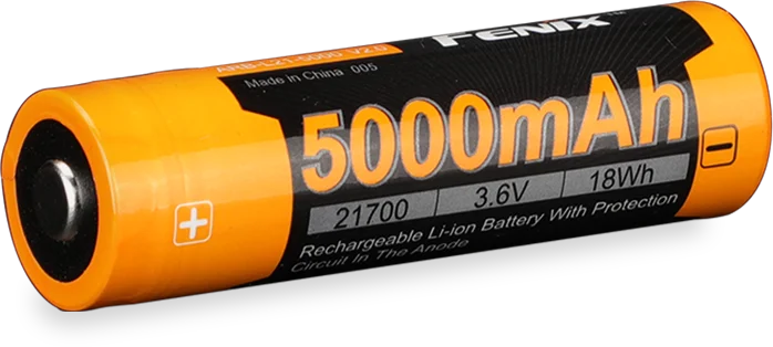 Fenix ARB-L21-5000 V2.0 21700 Li-ion Rechargeable Battery — detail view 3