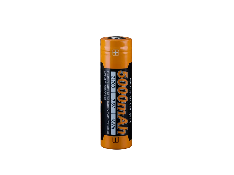 Fenix ARB-L21-5000U 21700 Li-ion USB Rechargeable Battery cutout