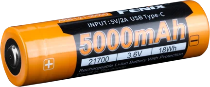 Fenix ARB-L21-5000U 21700 Li-ion USB Rechargeable Battery — detail view 3