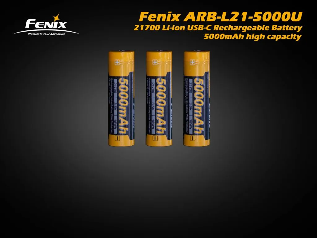 FenixARB-L21-5000U 21700 Li-ion USB Rechargeable Battery