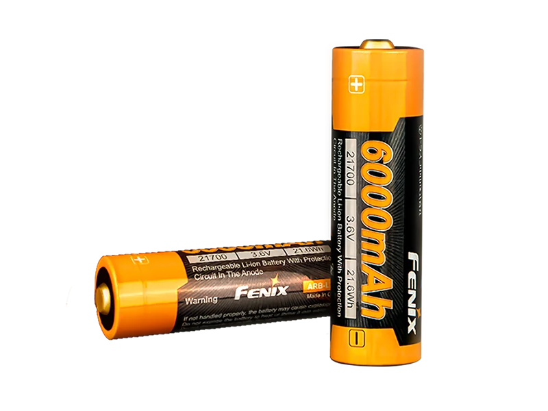 Fenix ARB-L21-6000 21700 Li-ion Rechargeable Battery cutout