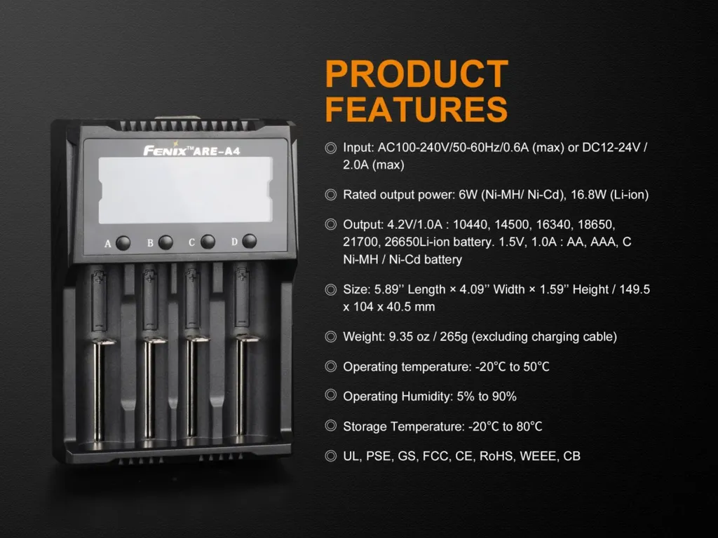 Fenix ARE-A4 Smart Battery Charger - view 7