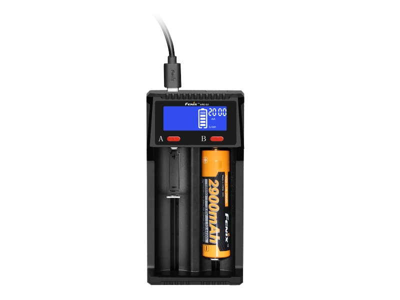 Fenix ARE-D2 Dual Bay Smart Battery Charger cutout