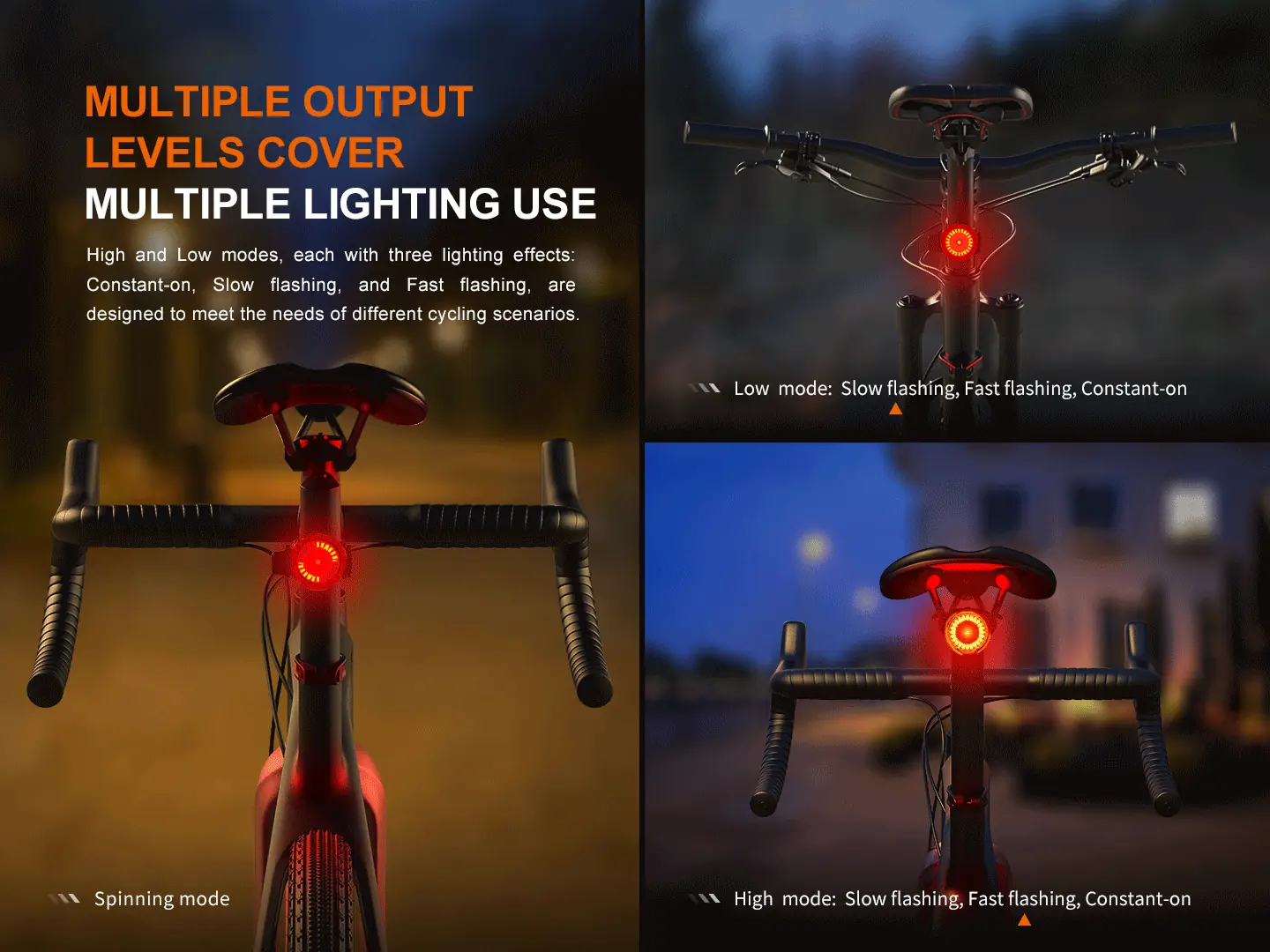 Fenix BC06R Smart Brake Sensing Rechargeable Bicycle Taillight - view 7