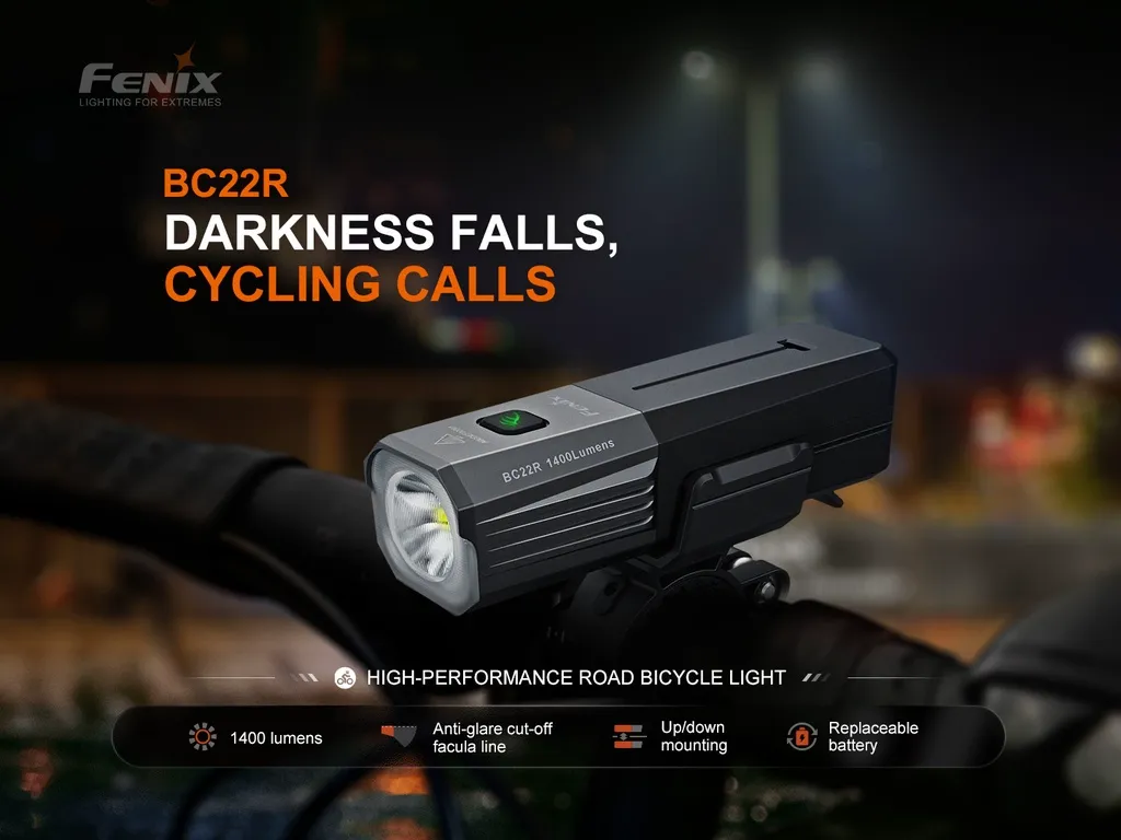 Fenix BC22R High-Performance Road Bicycle Light