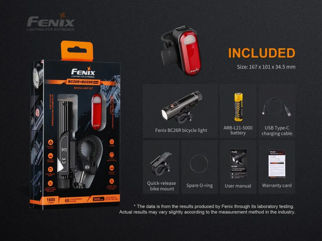 Fenix BC26R Ultra Bright Rechargeable Bicycle Light - view 14