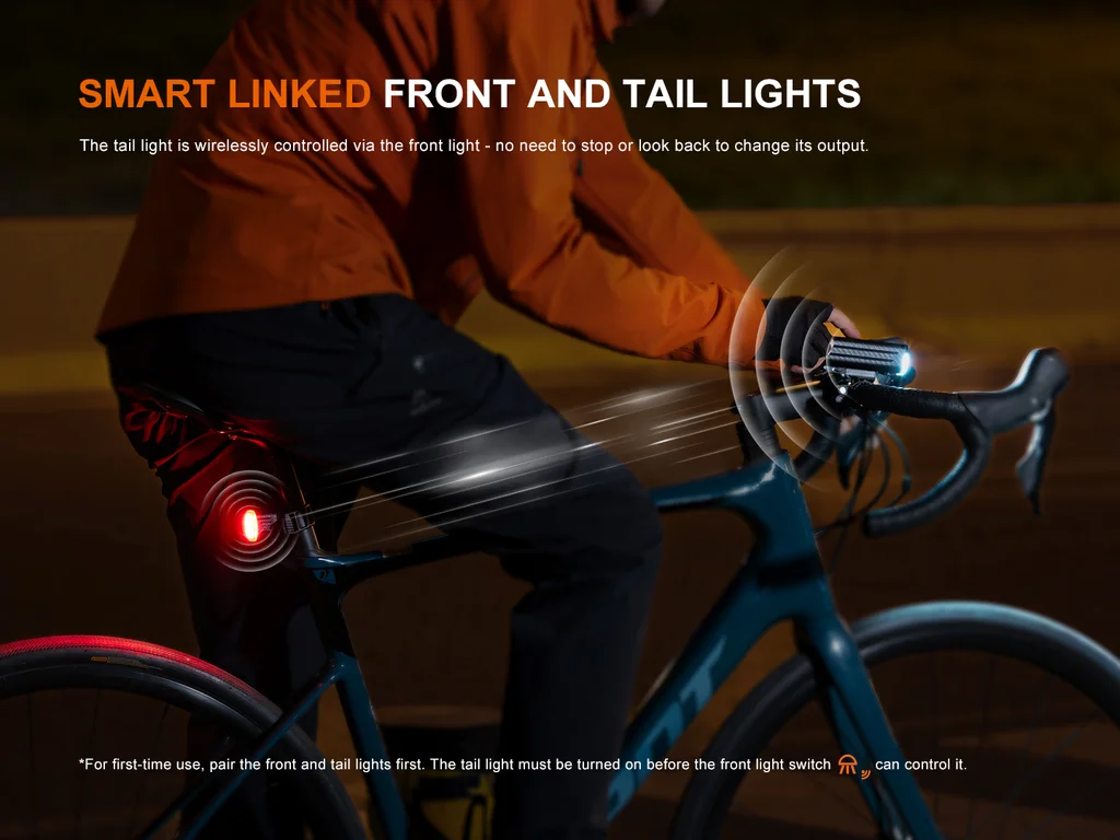 Fenix BC28R Smart Control Bicycle Light Combo - view 6