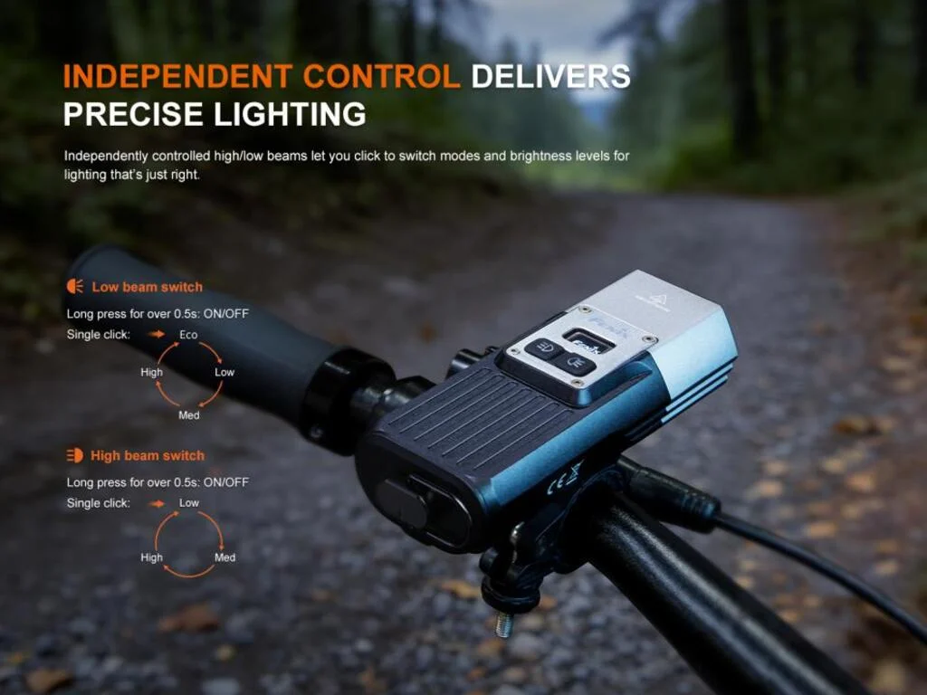 Fenix BC45R High-Performance Mountain Bike Light - view 4