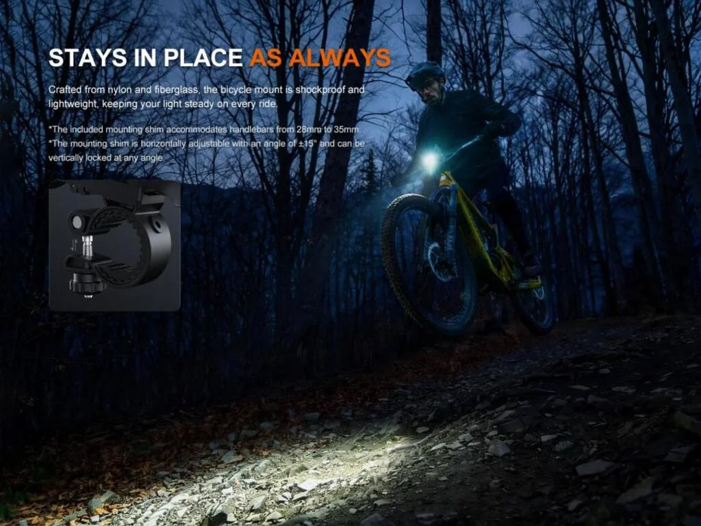 Fenix BC45R High-Performance Mountain Bike Light - view 9