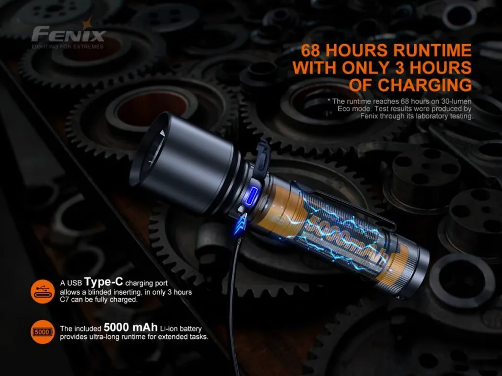 Fenix C7 High-Performance Rechargeable Flashlight - view 10