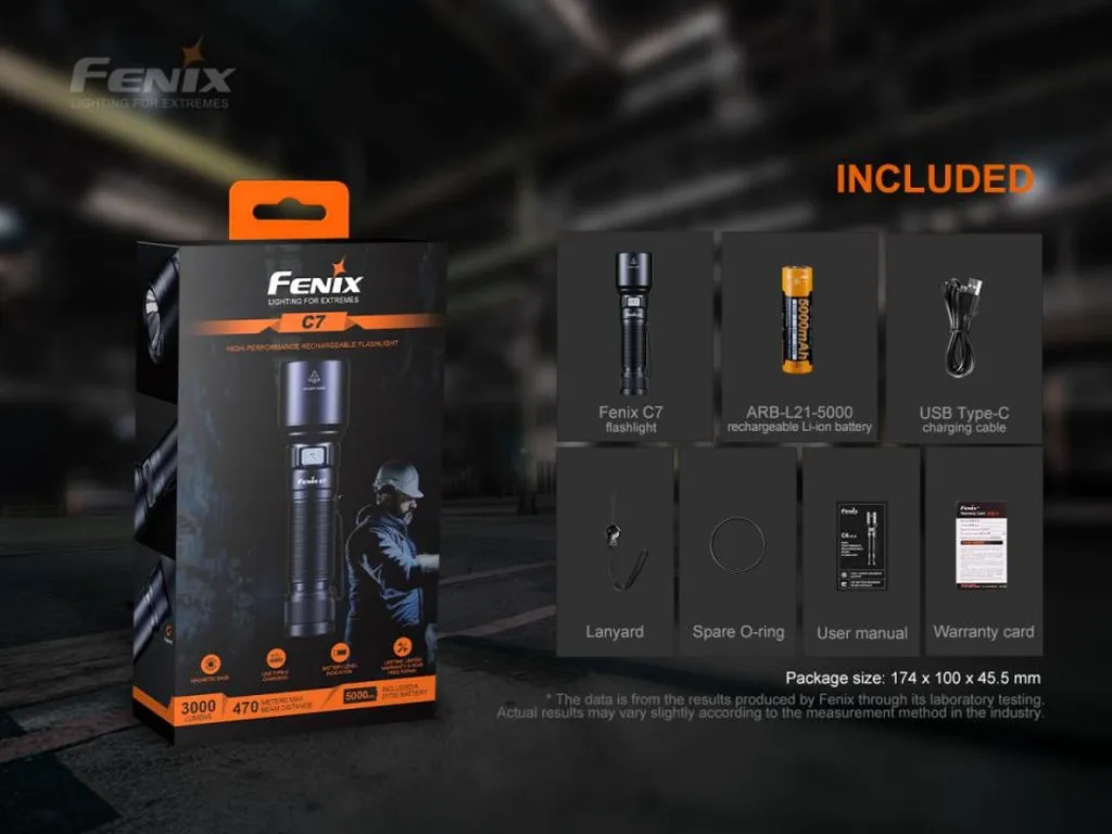 Fenix C7 High-Performance Rechargeable Flashlight - view 15