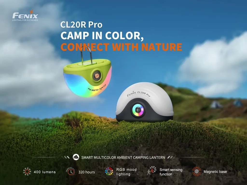 Fenix CL20R PRO Smart Multicolor Ambient Camping Lantern