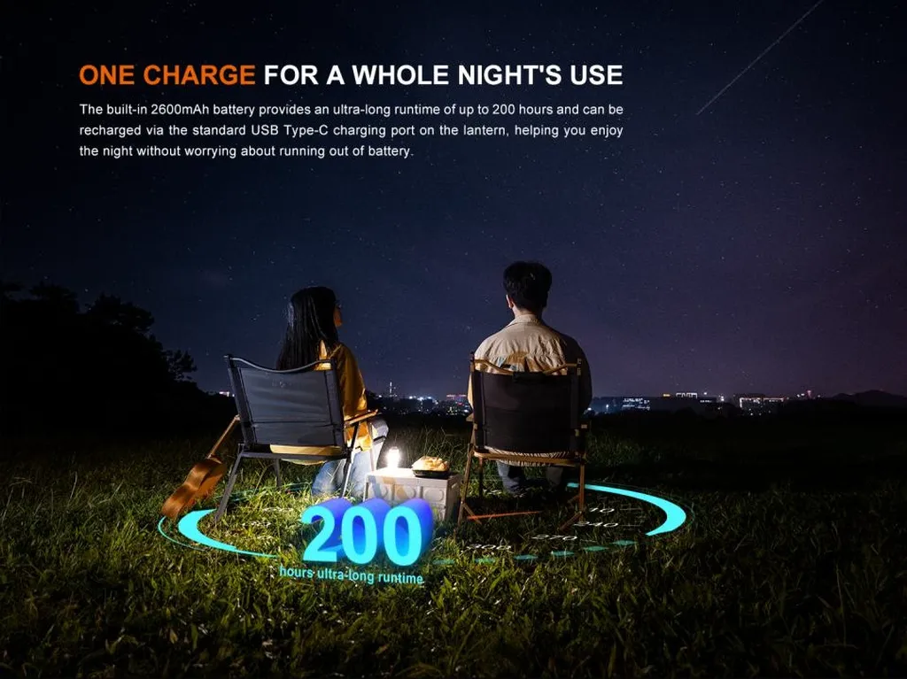 Fenix CL22R Outdoor Multicolored Camping Lantern - view 6