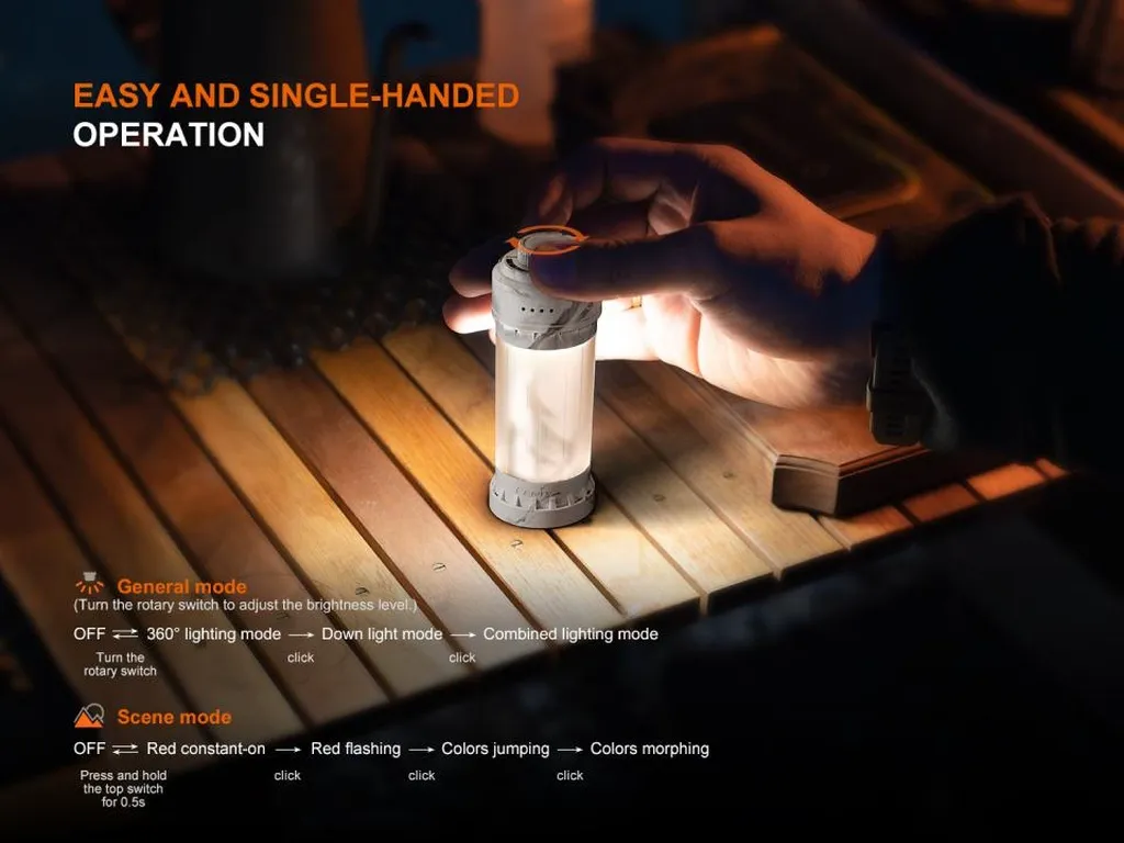 Fenix CL22R Outdoor Multicolored Camping Lantern - view 8