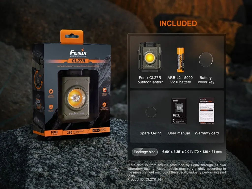 Fenix CL27R Spot-And-Floodlight Multifunctional Outdoor Lantern - view 19