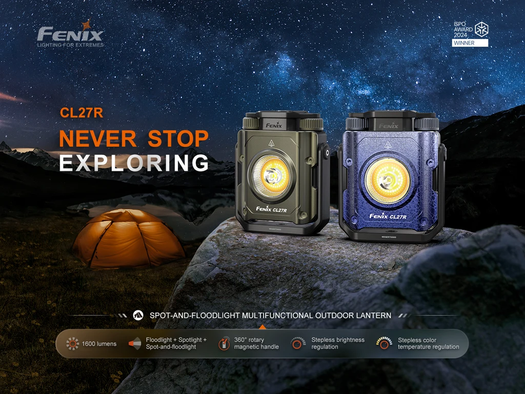 Fenix CL27R Spot-And-Floodlight Multifunctional Outdoor Lantern