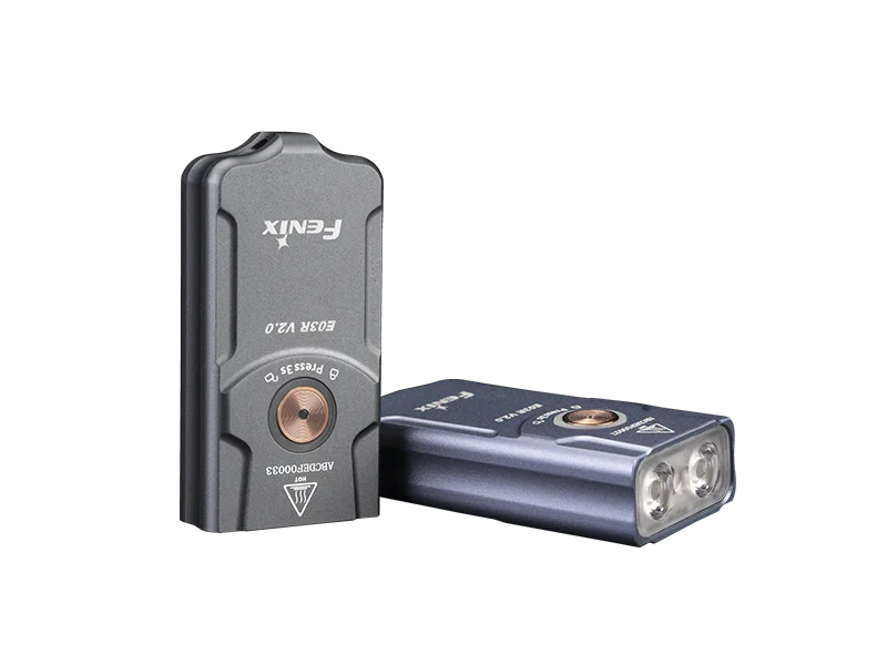 Fenix E03R V2.0 All-Metal Keychain Flashlight cutout