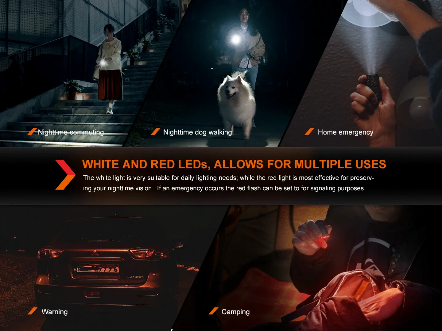 Fenix E03R V2.0 All-Metal Keychain Flashlight - view 5