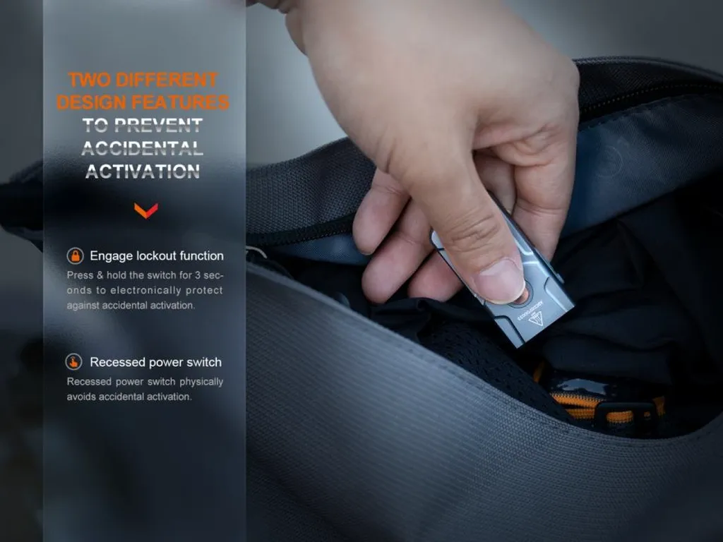 Fenix E03R V2.0 All-Metal Keychain Flashlight - view 8