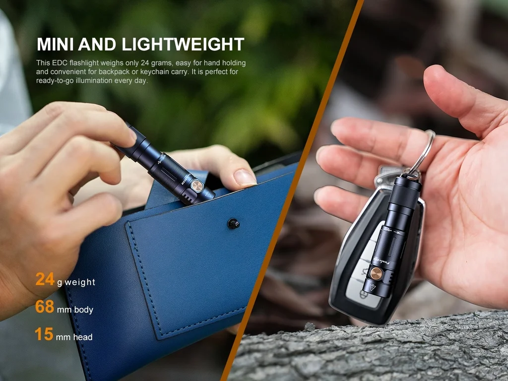 Fenix E05R Rechargeable Keychain Flashlight - view 3