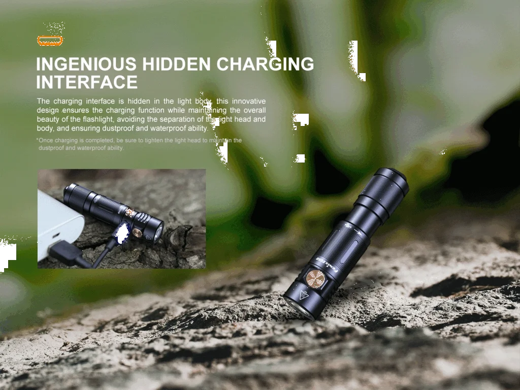 Fenix E05R Rechargeable Keychain Flashlight - view 5