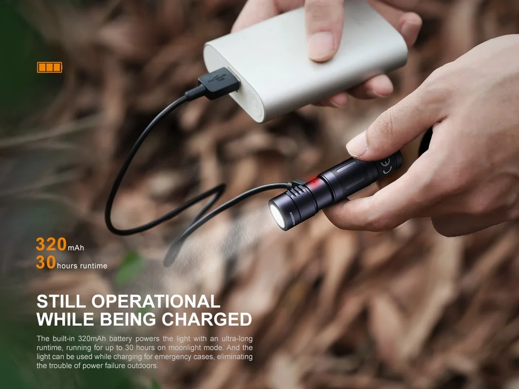 Fenix E05R Rechargeable Keychain Flashlight - view 6