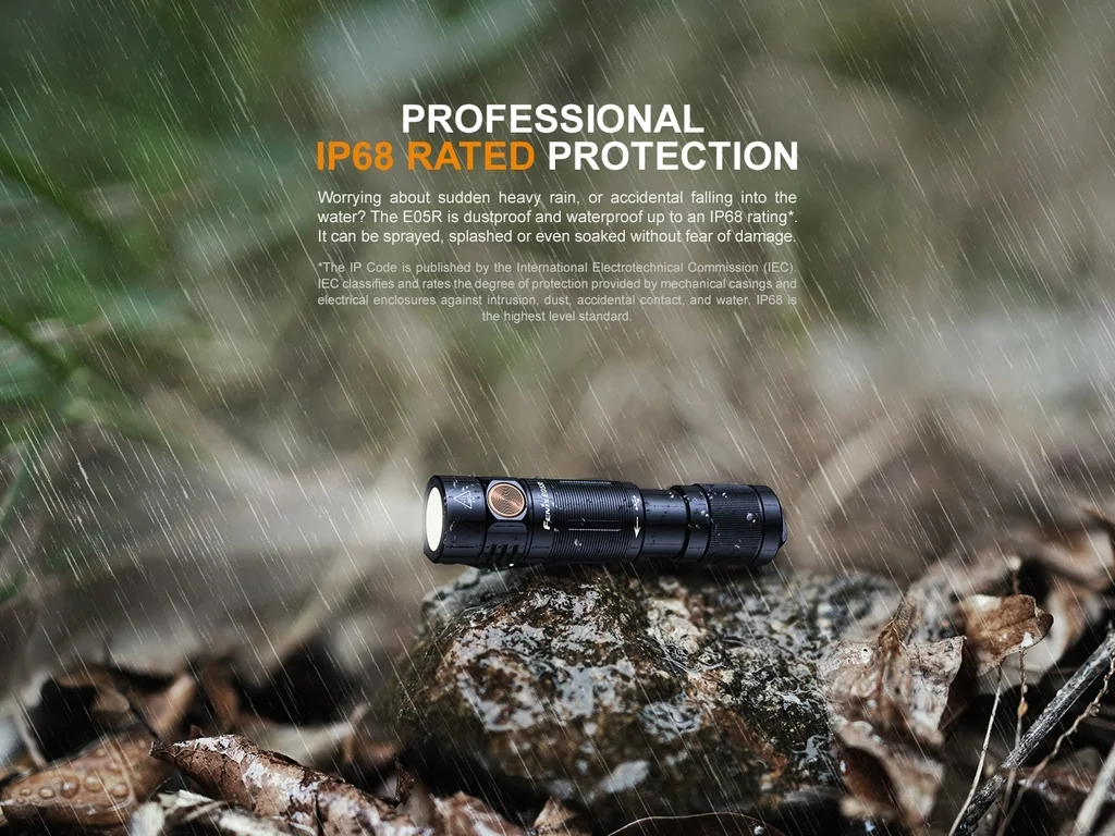 Fenix E05R Rechargeable Keychain Flashlight - view 11