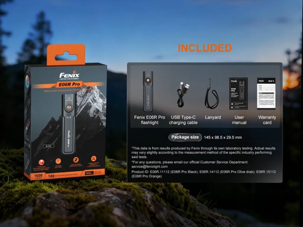 Fenix E06R Pro Three-Light-Source Dual-Switch Control Flashlight - view 18