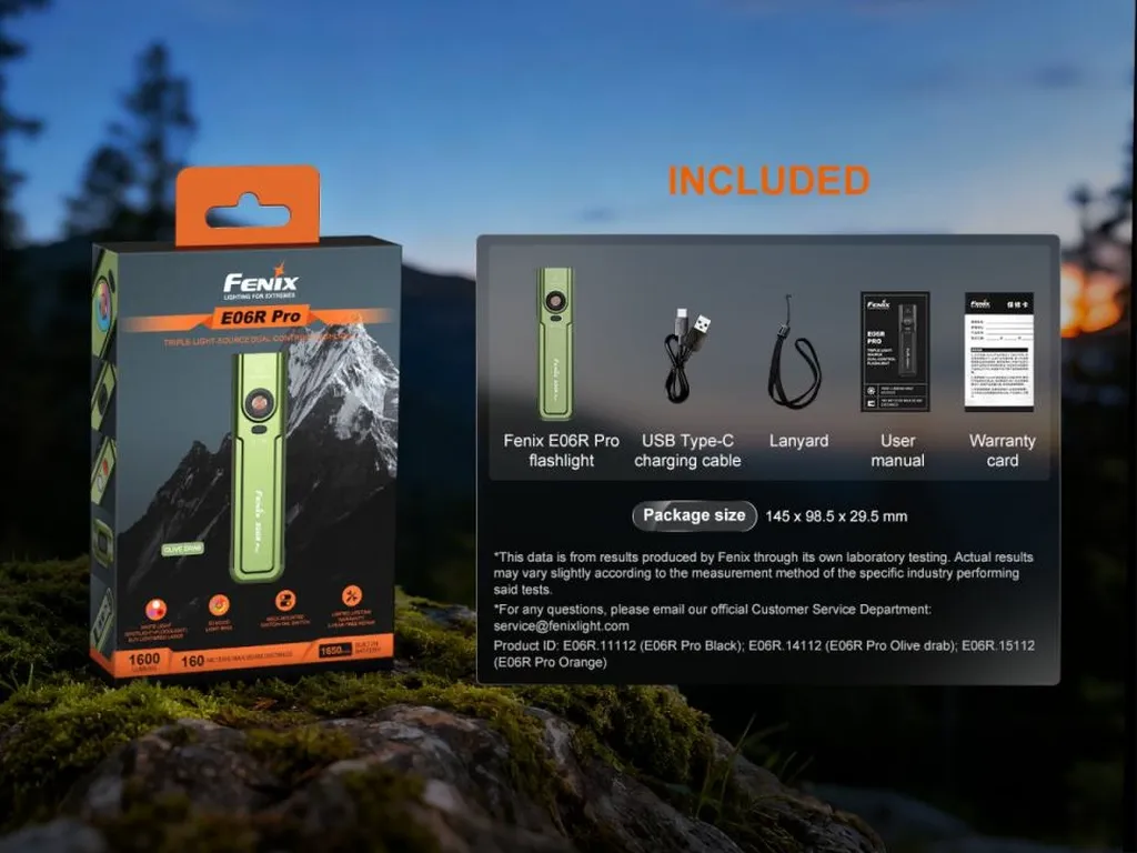 Fenix E06R Pro Three-Light-Source Dual-Switch Control Flashlight - view 19