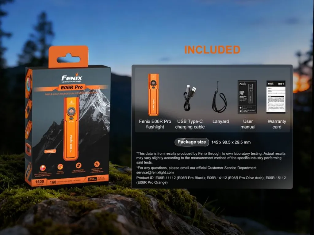 Fenix E06R Pro Three-Light-Source Dual-Switch Control Flashlight - view 20