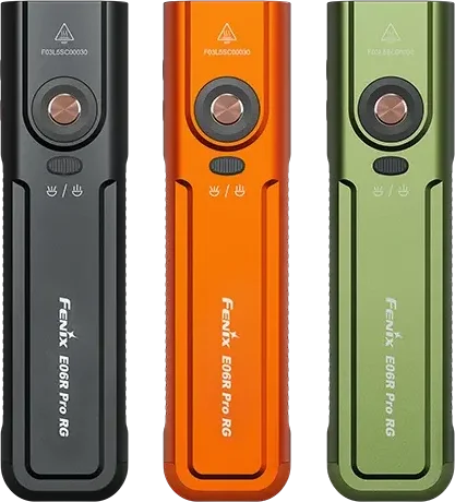 Fenix E06R Pro RG Three-Light-Source High-performance Flashlight — detail view 2
