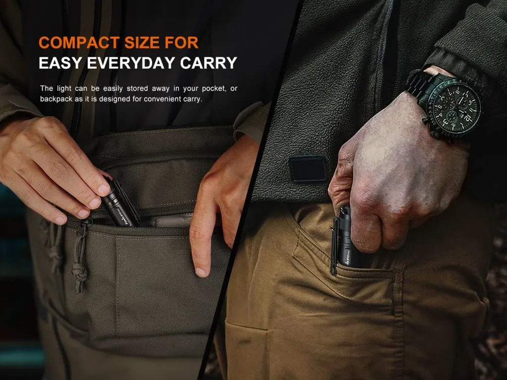 Fenix E12 V3.0 Portable EDC Flashlight - view 3