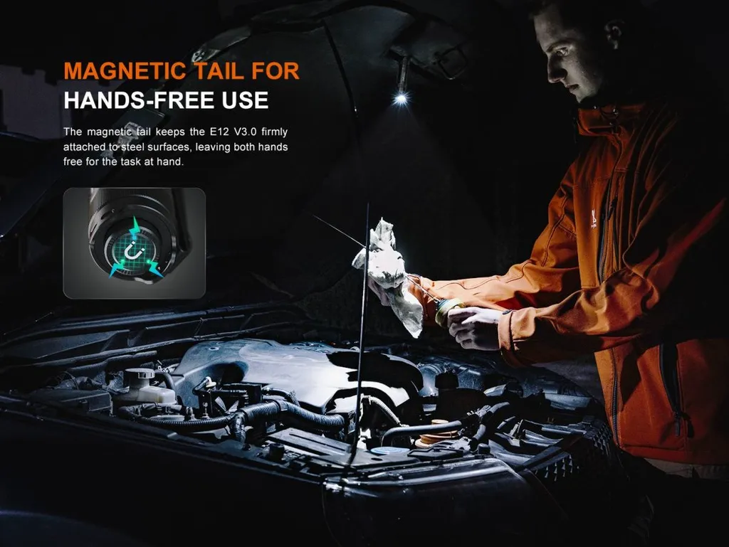 Fenix E12 V3.0 Portable EDC Flashlight - view 4