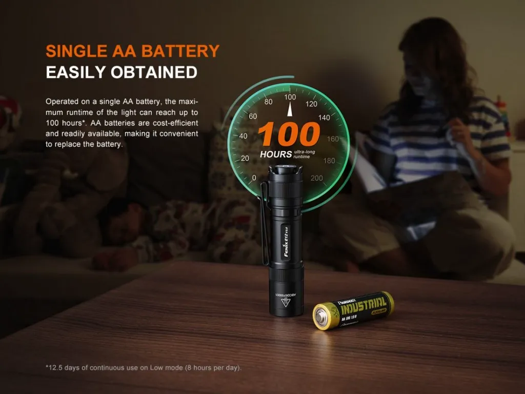 Fenix E12 V3.0 Portable EDC Flashlight - view 7