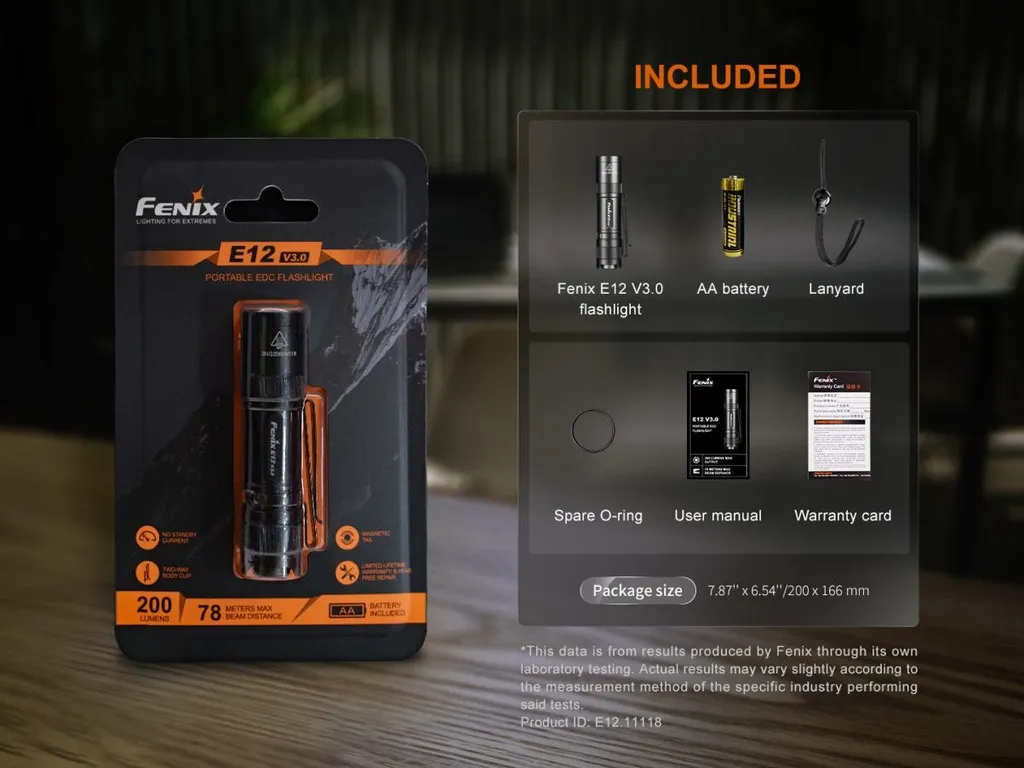 Fenix E12 V3.0 Portable EDC Flashlight - view 14