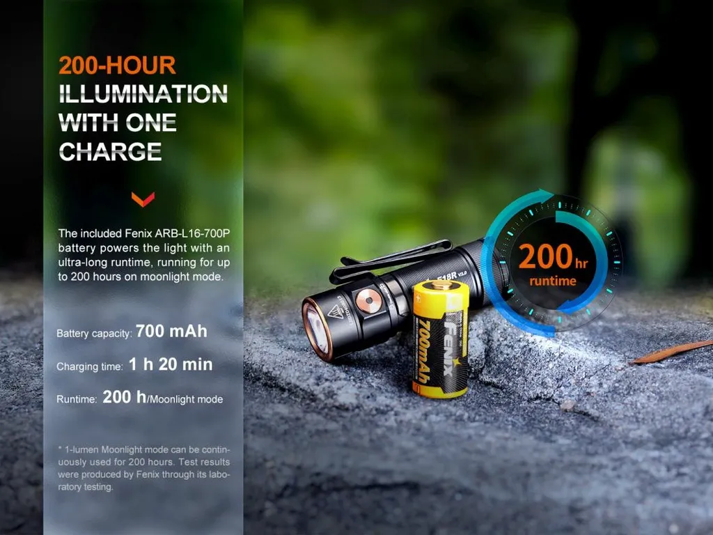 Fenix E18R V2.0 Ultra-Compact High-Performance Edc Flashlight - view 8