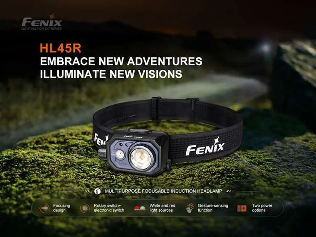Fenix HL45R Multipurpose Focusable Induction Headlamp